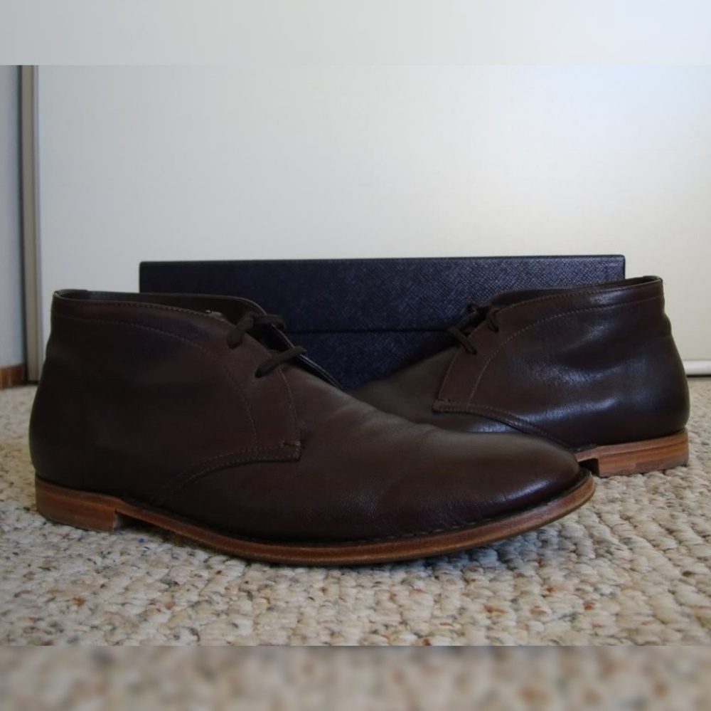 LIKE NEW Prada Nappa Aviator Chukka Boot 8.5